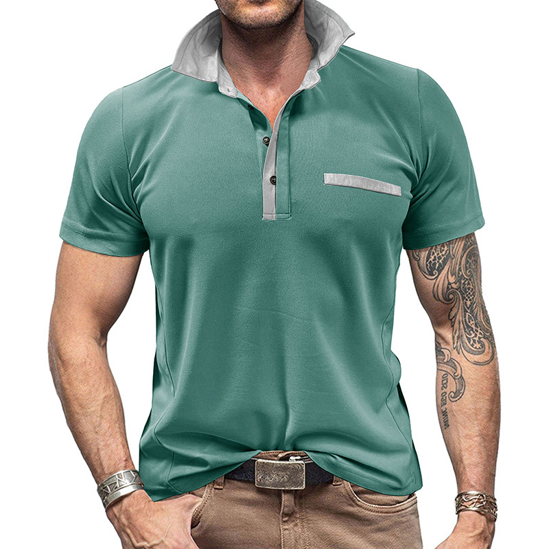 Kleurblok Poloshirt met korte  - Polo Shirt Pique recensie en prijs
