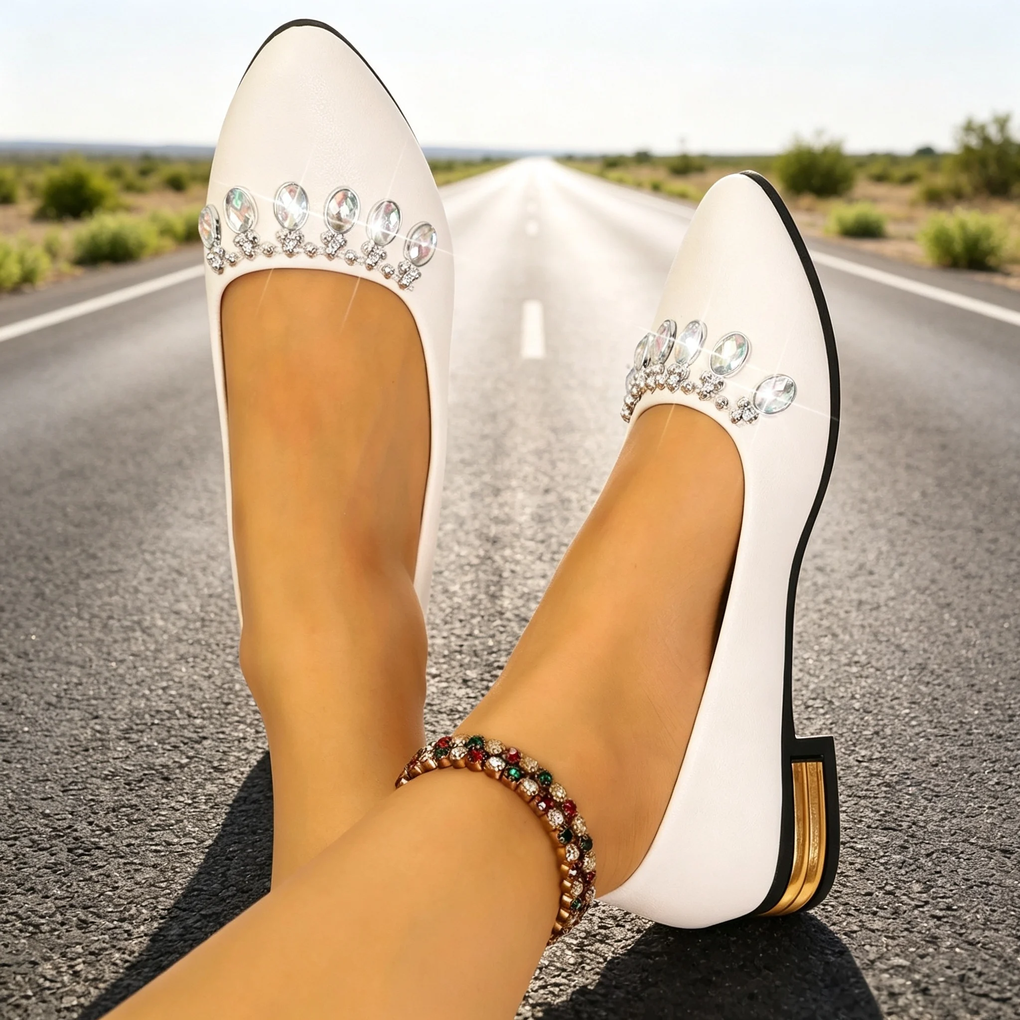 Dames Flats Pointed Toe Ballet - Espadrille Slip On recensie en prijs