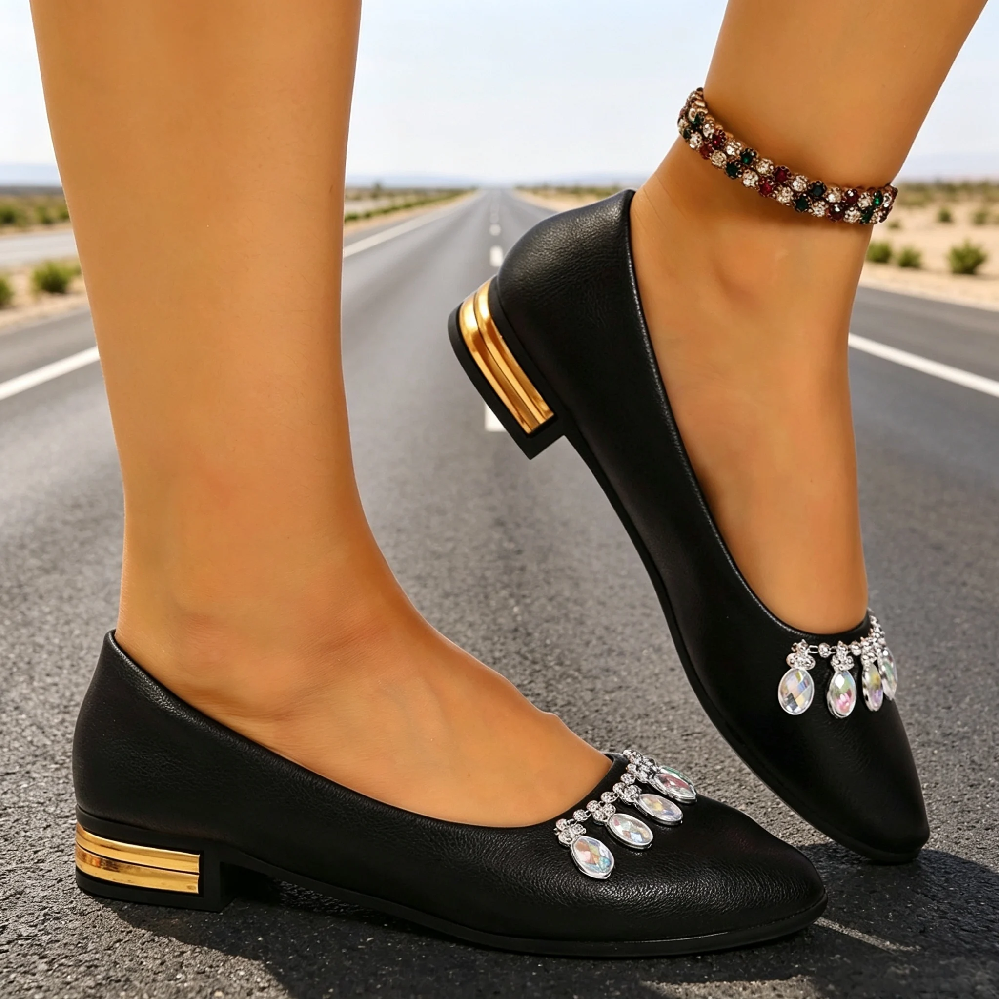 Dames Flats Pointed Toe Ballet - Espadrille Slip On recensie en prijs